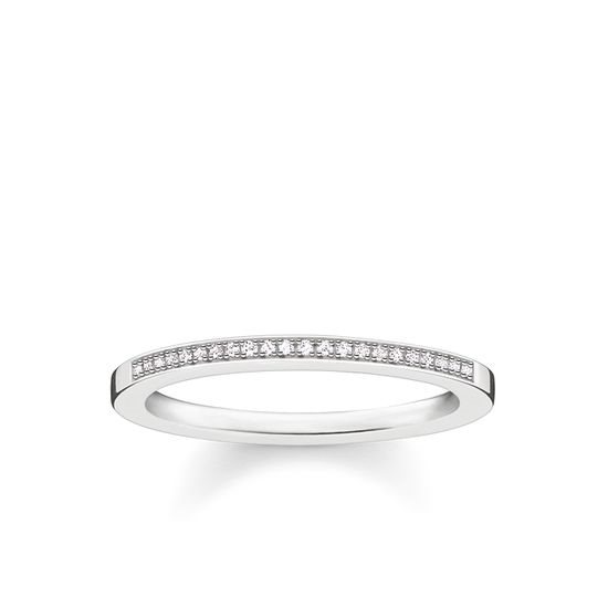 Ringe Thomas Sabo Dame Sterling Silver Glam E Soul in Silber Diamante D_TR0006-725-14-54-14 - D_TR0006-725-14-54-14